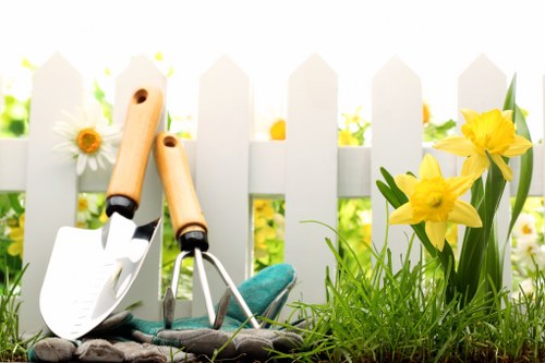 Clean and even grass cutting service in Manor House garden